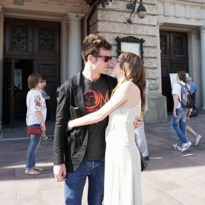 Michelle Mylett and her ex-boyfriend, Jesse Antler, photographed together when they were still an item. 